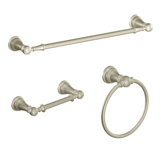 Weymouth 3 - Piece Bathroom Hardware Set in Brushed Nickel