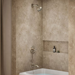 Kohler Purist Rite-Temp Bath And Shower Trim Set With Push-Button Diverter And Lever Handle, Less Showerhead | product photo