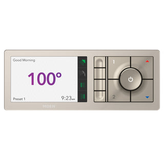 U Smart Shower 4-Outlet Digital Shower Controller for Thermostatic Shower Valve in Terra Beige
