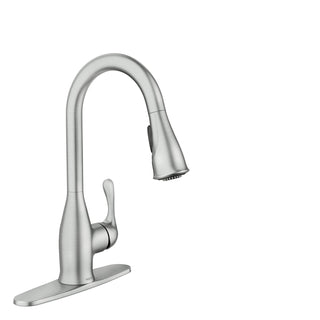 Kaden Single-Handle Pull-Down Sprayer Kitchen Faucet with Reflex and Power Clean in Spot Resist Stainless in Stainless Steel