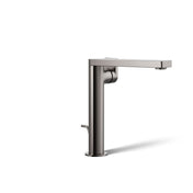 Composed Single Hole Bathroom Faucet with Drain Assembly in Vibrant Titanium