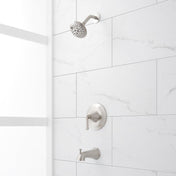 Provincetown Pressure Balance Tub and Shower Set in Brushed Nickel