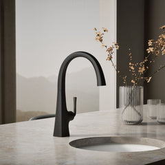 Kohler Graze Bar Swing Spout in Matte Black | product photo
