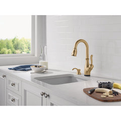 Leland Touch2O Bar / Prep Faucet with Touchless Technology in Gold | product photo