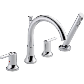 Trinsic Roman Tub Faucet Trim with Hand Shower in Chrome