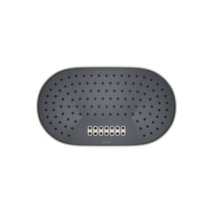 Kohler Statement Oblong 14 in. Two-Function 1.75 Gpm Rainhead With Katalyst Air-Induction Technology | product photo