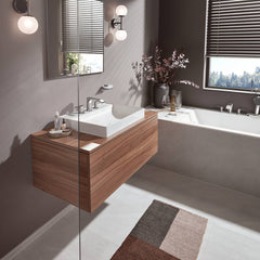 Vivenis Widespread Faucet 95 with Pop-UP Drain, 1.2 GPM in Chrome | product photo