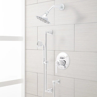 Cooper Complete Shower System with Rough-in Valve in Chrome