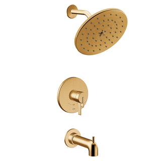 Cia M-CORE 4-Series Eco-Performance Tub And Shower Trim, Valve Required in Brushed Gold