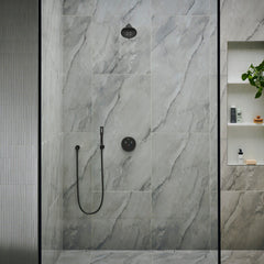 Grohtherm SmartControl Dual-Function Shower Thermostatic Valve Trim in Matte Black | product photo