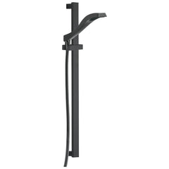 Dryden Single-Spray Slide Bar Hand Held Shower with Hose, Handheld Shower Head in Matte Black | product photo