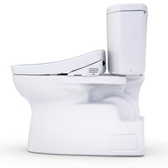 WASHLET+® Vespin® II 1G® Two-Piece Elongated 1.0 GPF Toilet and WASHLET+® S5 Bidet Seat, Cotton White - MW4743446CUFG#01 | product photo