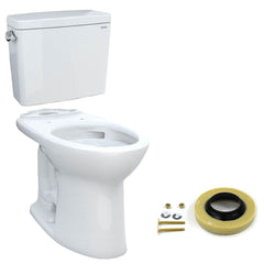 Drake® 1.6 GPF (Water Efficient) Elongated Two-Piece Toilet (Seat Not Included) in Cotton | product photo