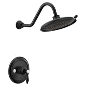 Weymouth M-Core 3-Series 1-Handle Shower Trim Kit, Valve Required in Matte Black