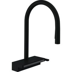 Aquno Select 3-Spray Kitchen Faucet with Pull-Down Spout, 1.75 in Matte Black | product photo