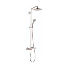 Croma 220 Thermostatic Shower Faucet in Brushed Nickel | product photo
