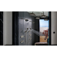 Kohler Statement Iconic Dual Shower Arm in Vibrant Brushed Bronze | product photo
