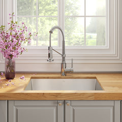 Pax™ 24" L x 18.5" W Undermount Kitchen Sink with Faucet in Chrome | product photo