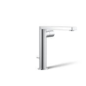 Single-Handle Bathroom Faucet with Drain Assembly in Polished Chrome