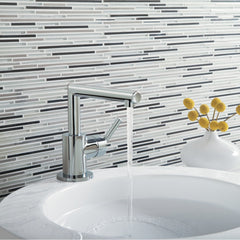 Arris Single Hole Bathroom Faucet with Drain Assembly in Chrome | product photo