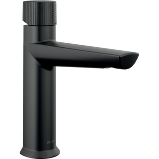 Galeon Single Hole Bathroom Faucet with Drain Assembly in Matte Black