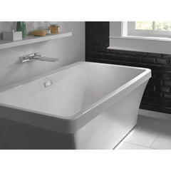 Pivotal Double Handle Wall Mounted Roman Tub Faucet in Lumicoat Chrome | product photo