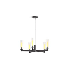 Kohler Crue 26 In. Chandelier in Matte Black | product photo