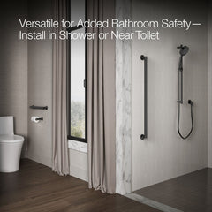 Kohler Components In Grab Bar in Matte Black | product photo