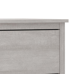 5-Drawer Chest, Manufactured Wood, Dusty Gray Oak, Metal Knobs