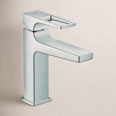 Metropol Low Flow Water Saving Single Hole Bathroom Faucet with Drain Assembly in Chrome | product photo