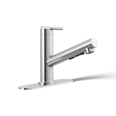 Kohler Crue Pull-Out Kitchen Sink Faucet, Pull-Out Laundry Faucet with Three-Function Sprayhead | product photo
