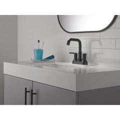 Centerset Bathroom Faucet in Matte Black | product photo