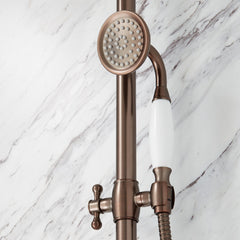Alliston Pressure Balanced Shower System with Shower Head, Hand Shower, Rough In Included in Oil Rubbed Bronze | product photo