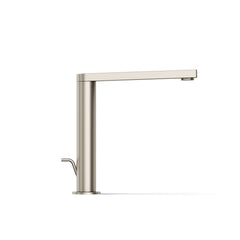 Kohler Composed Single Hole Bathroom Faucet with Drain Assembly in Vibrant Brushed Nickel | product photo