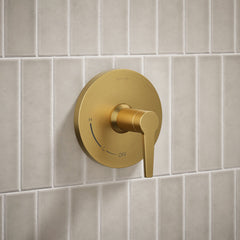 Kohler Awaken Tub & Shower Faucet in Brushed Brass | product photo