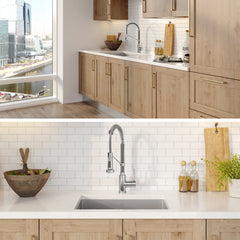 Standart PRO™ 23" L x 18" W Undermount Kitchen Sink with Faucet in Chrome | product photo