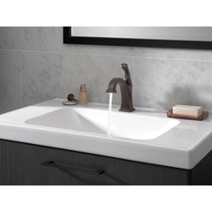 Dryden Single Hole Bathroom Faucet with Drain Assembly, Single Handle Bathroom Sink Faucet in Venetian Bronze | product photo