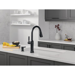 Renaldi Touchless Kitchen Faucet with Touch Technology in Matte Black | product photo
