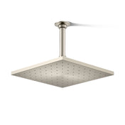 Contemporary 10" 2.5 GPM Rain Shower Head in Vibrant Brushed Nickel