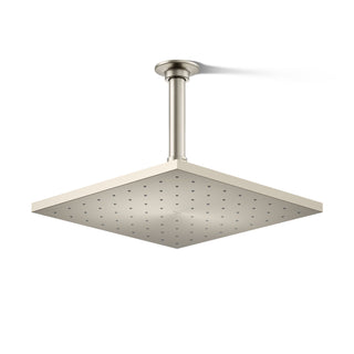 Contemporary 10" 2.5 GPM Rain Shower Head in Vibrant Brushed Nickel