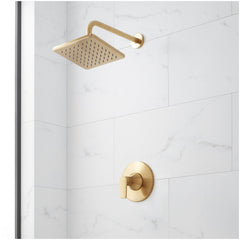 Berwyn Pressure Balance Shower System - Brushed Gold | product photo
