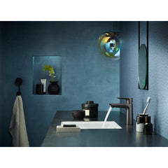 Talis E Single-Hole Faucet 110 with Drain Assembly, 1.2 GPM in Brushed Black Chrome | product photo