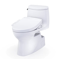 WASHLET+® Carlyle® II One-Piece Elongated 1.28 GPF Toilet and WASHLET+® S2 Bidet Seat, Cotton White - MW6143346CEFG#01 | product photo