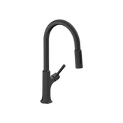 Locarno Single Handle Kitchen Faucet in Matte Black
