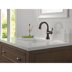 Cassidy Single Hole Pull Out Sprayer Bathroom Faucet, Single Handle Bathroom Sink Faucet in Bronze | product photo