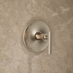 Purist Performance Showering Kit, 1.75 GPM Multifunction Showerhead and Handshower Package, Three Spray Settings in Brushed Bronze | product photo