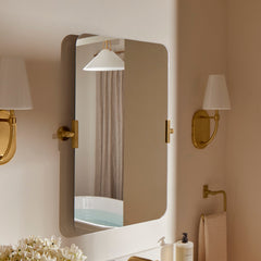 Kohler Castia By Studio McGee 20 in. X 30 in. Rectangular Mirror in Vibrant Brushed Moderne Brass | product photo