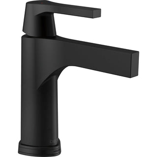 Zura Single Hole Touch2O Bathroom Faucet with Touchless Technology in Matte Black