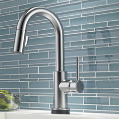 Trinsic Pull Down Touch Bar Faucet in Arctic Stainless | product photo