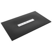 59 in x 35 in Barrier-Free Shower Base with Center Drain in Black
